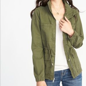 Old Navy Green Twill Jacket